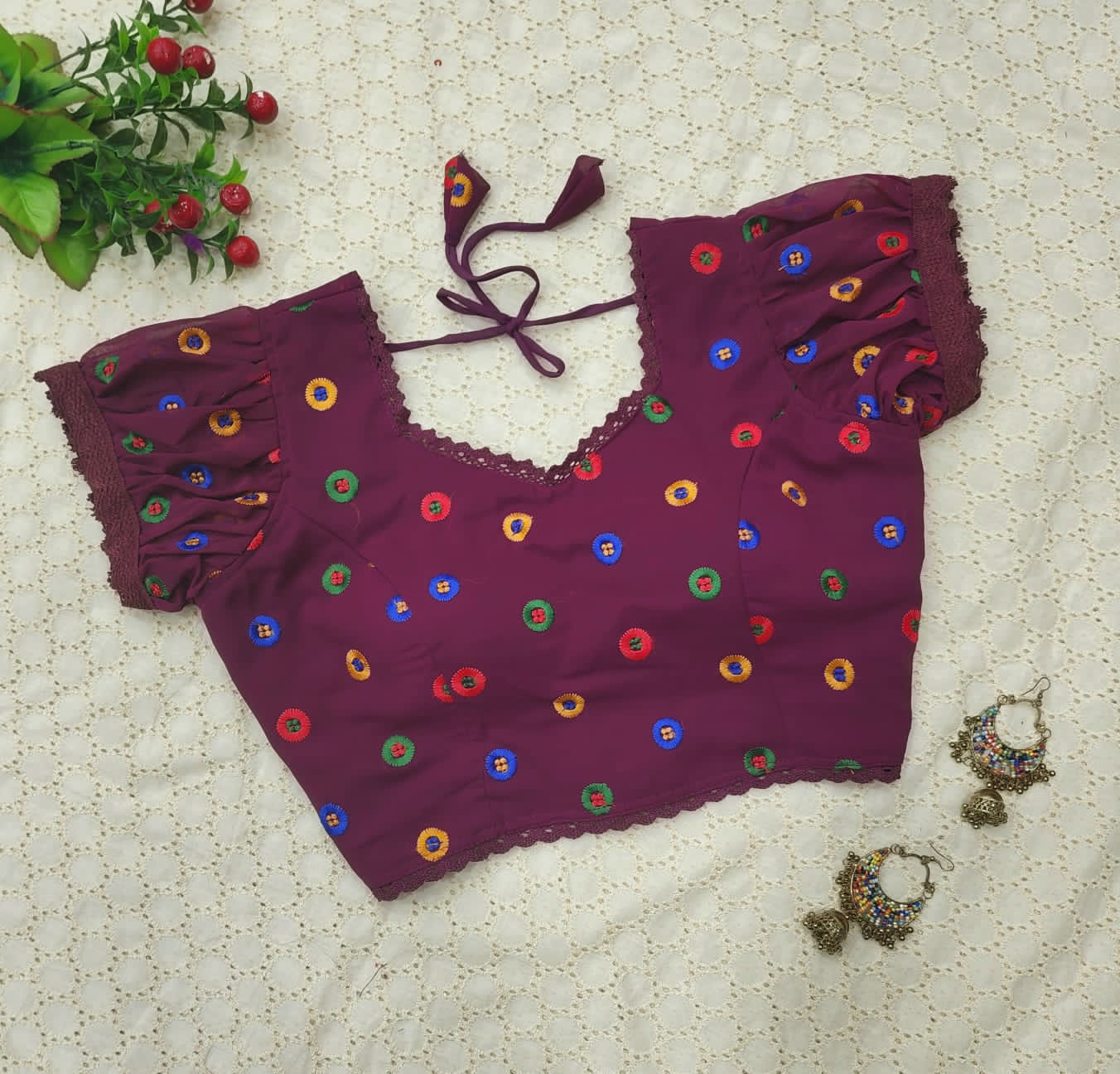 Reena 01 Fancy Designer Party Wear Wholesale Blouse

